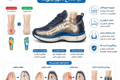نقش کفش طبی در اصلاح دفورمیتی‌ها | بررسی علمی تأثیر کفش‌های طبی در سلامت پا