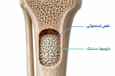 استفاده از بایومواد سنتتیک در ترمیم نقص‌های استخوانی | بررسی روش‌های نوین بازسازی استخوان
