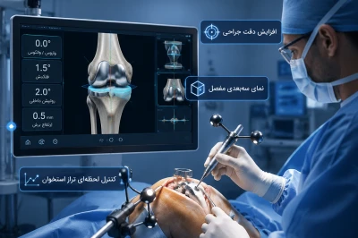 استفاده از ناوبری کامپیوتری در جراحی زانو | دقت هوشمند در تعویض مفصل زانو