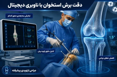 بررسی دقت برش استخوان با کمک ناوبری دیجیتال | تحول فناوری در جراحی ارتوپدی