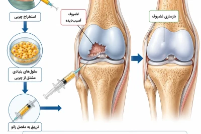 ترمیم غضروف مفصلی با سلول‌های بنیادی مشتق از چربی | راهکار نوین ارتوپدی