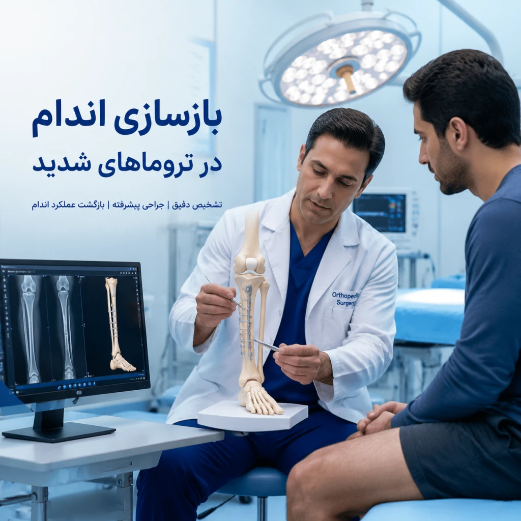 بازسازی اندام در بیماران دچار تروماهای شدید | رویکردهای نوین در جراحی ارتوپدی