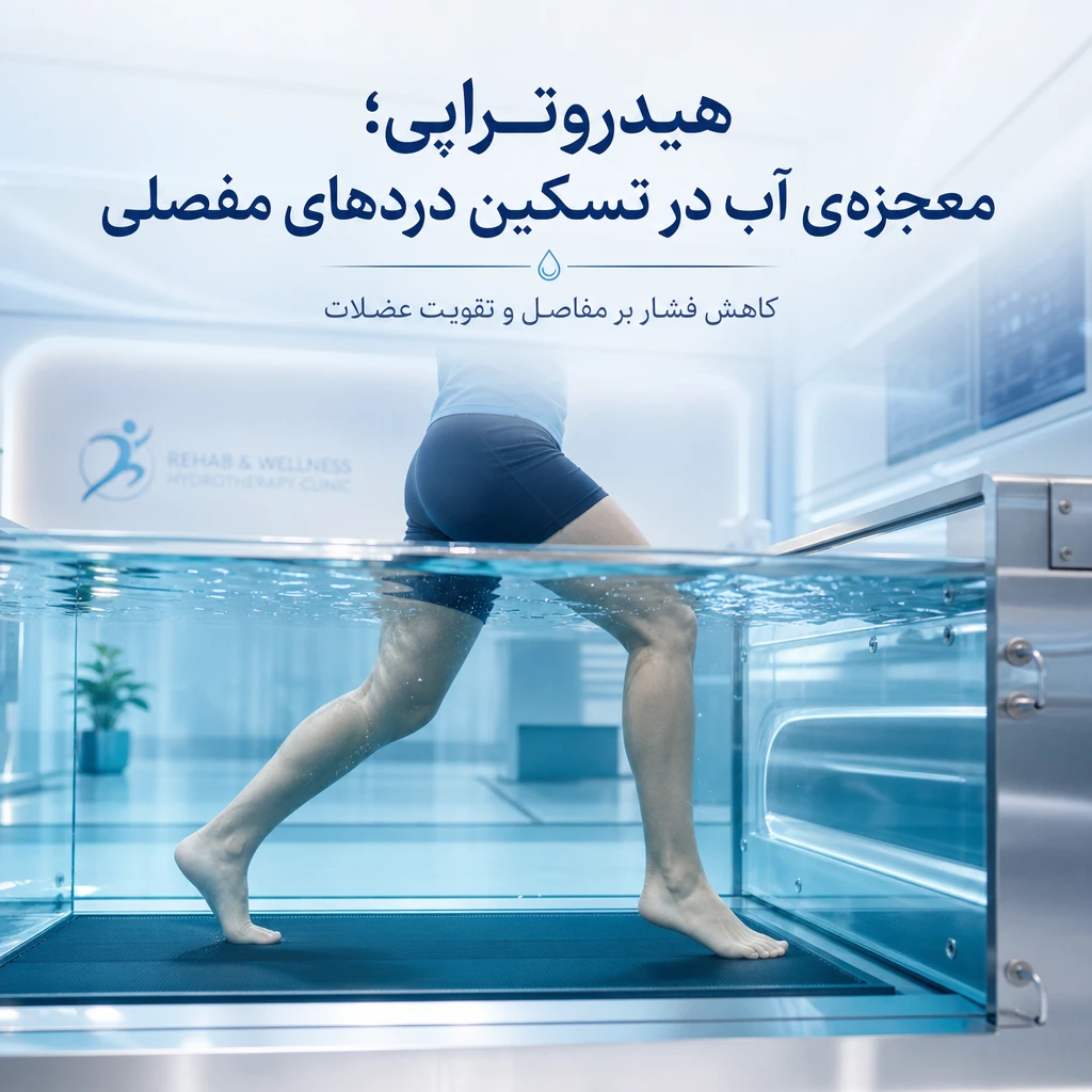نقش تمرینات آبی (Hydrotherapy) در کاهش درد مفصل | رویکردی نوین در درمان مشکلات اسکلتی عضلانی