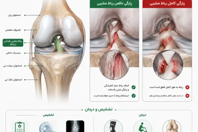 تفاوت پارگی ناقص و کامل رباط صلیبی | بررسی شدت آسیب زانو