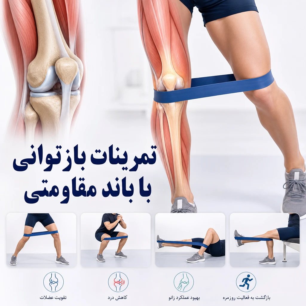استفاده از باند مقاومتی در تمرینات بازتوانی