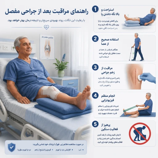 اشتباهات رایج بیماران پس از جراحی مفصل | بررسی عوامل تأخیر در بهبودی