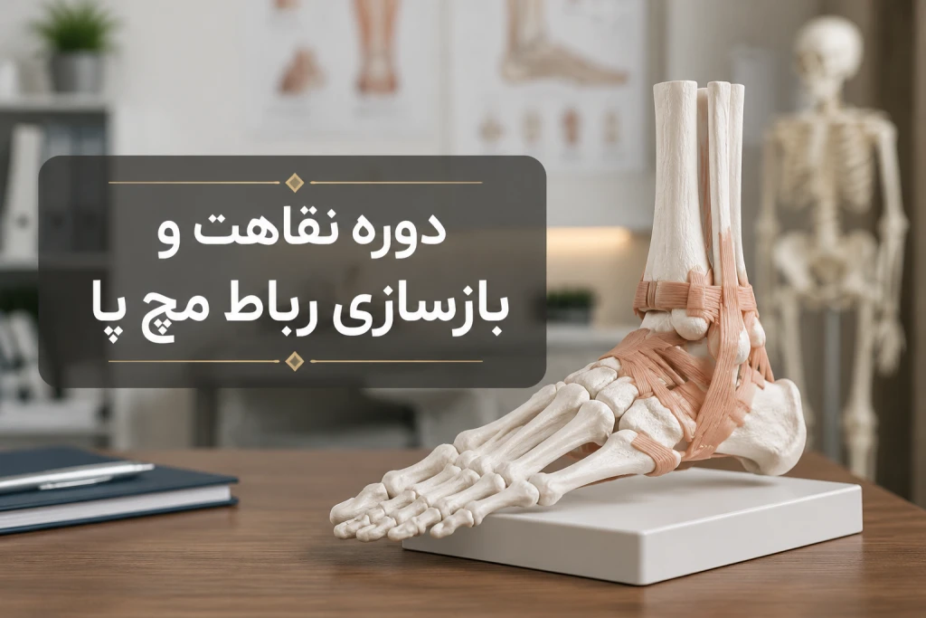 دوره نقاهت بعد از بازسازی رباط مچ پا و بازگشت ایمن به فعالیت