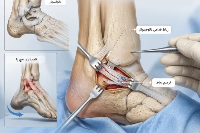 نتایج بلندمدت جراحی بازسازی رباط مچ پا | درمان پیچ‌خوردگی‌های مکرر مچ پا