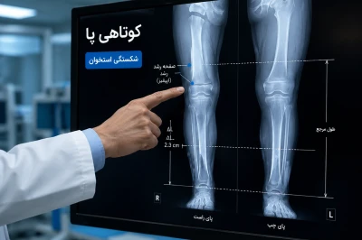کوتاهی پا ناشی از شکستگی استخوان در کودکی | بررسی علت اختلاف طول پا در بزرگسالی