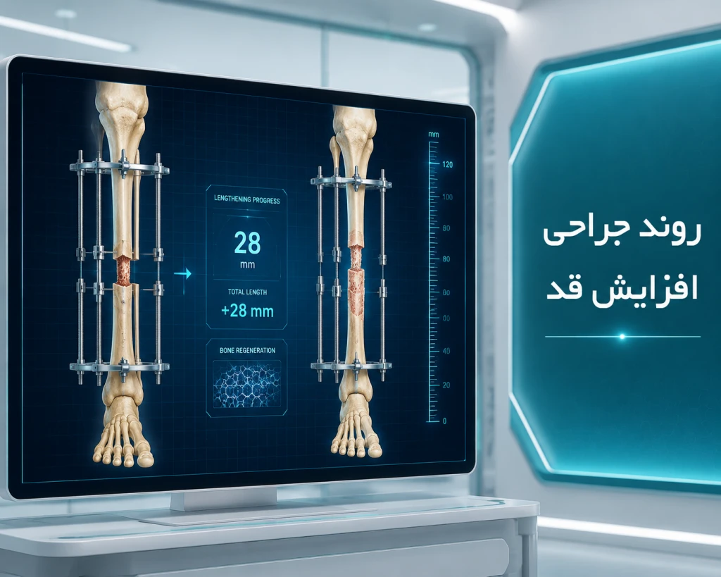روند کامل جراحی افزایش قد از مشاوره تا شروع راه رفتن | مراحل عمل Limb Lengthening