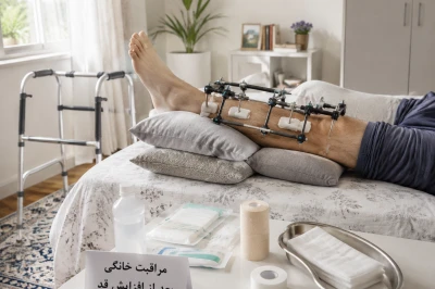 مراقبت‌های خانگی بعد از جراحی افزایش قد Limb Lengthening | راهنمای جامع بهبود سریع‌تر بیماران