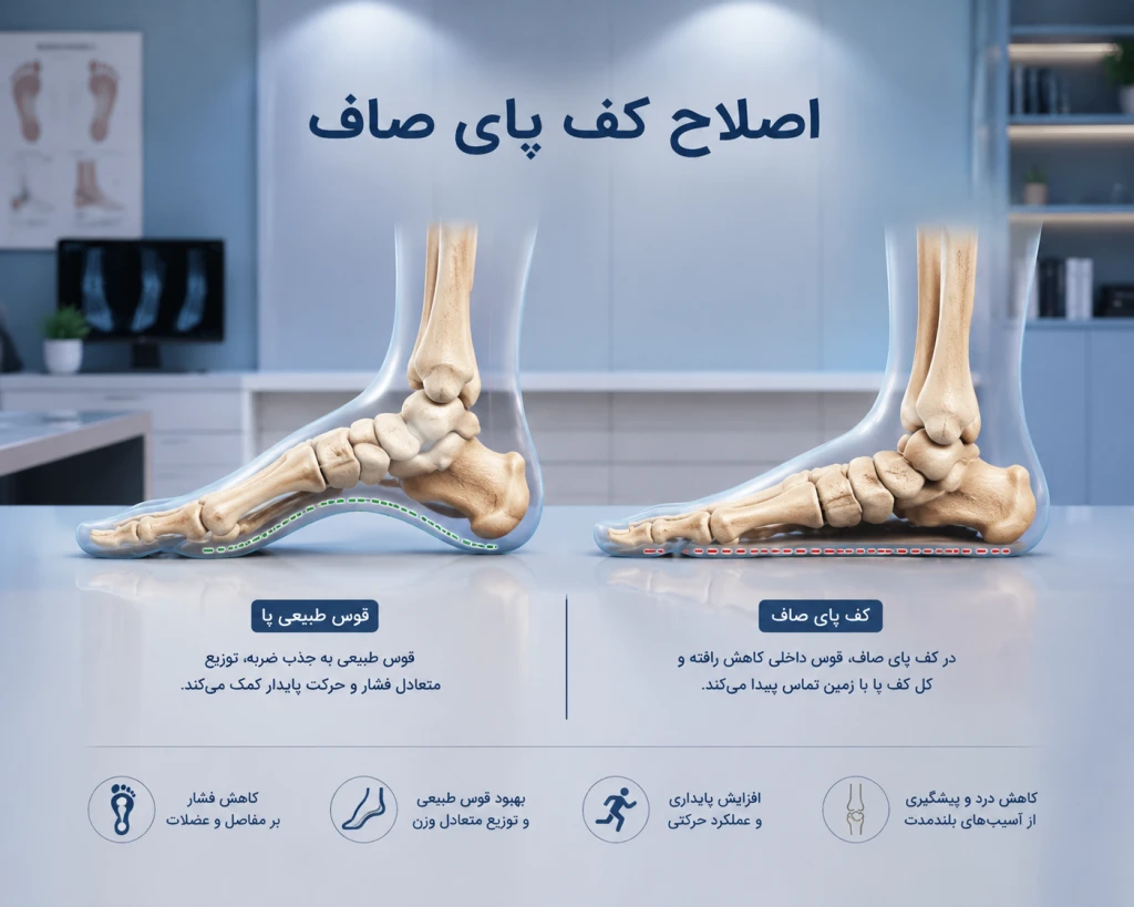 علائم هشداردهنده صافی کف پا | چه زمانی این عارضه نیاز به درمان جراحی دارد؟