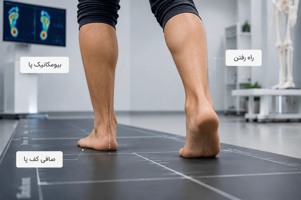 تاثیر صافی کف پا بر تعادل و راه رفتن | بررسی تغییرات بیومکانیک پا