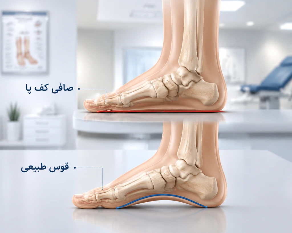 آیا صافی کف پا ارثی است؟ | بررسی نقش ژنتیک در قوس کف پا