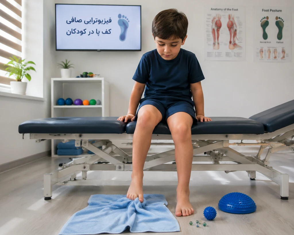 فیزیوتراپی صافی کف پا در کودکان چگونه انجام میشود | بررسی روش‌های نوین درمان غیرجراحی