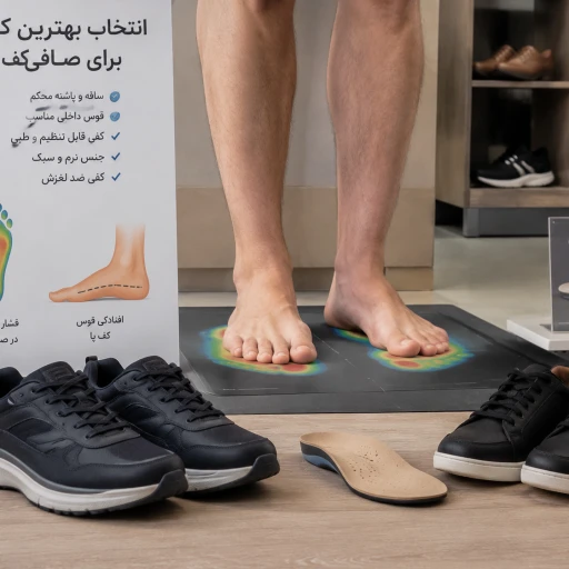 چگونه بهترین کفش برای صافی کف پا انتخاب کنیم | راهنمای کفش طبی و کفش مناسب