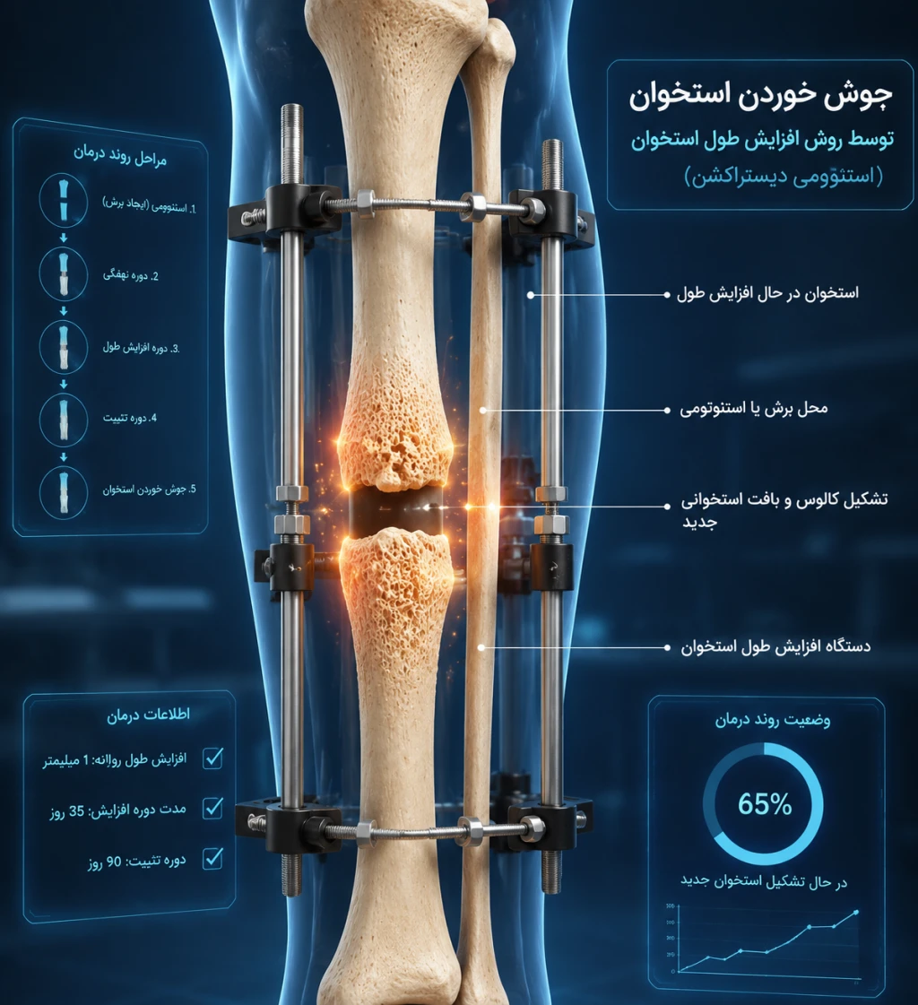 علل تاخیر در جوش خوردن استخوان پس از افزایش قد | عوارض جراحی و راههای پیشگیری
