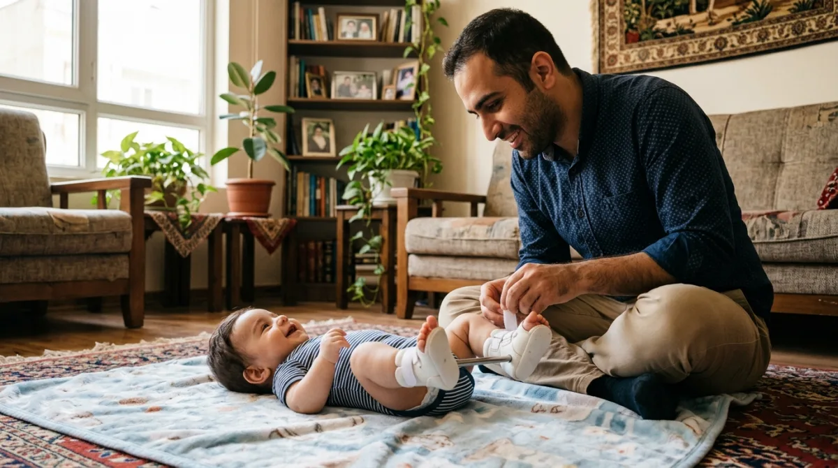 بریس پاچنبری؛ دو کفش نرم متصل به یک میله برای جلوگیری از عود